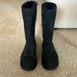 Tall black UGG boots size 9